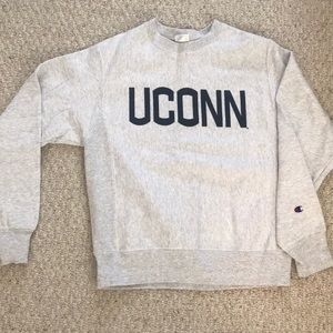 Vintage UCONN Champion Reverse Weave Crewneck
